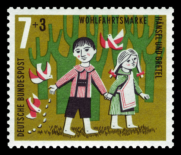 Hansel and Gretel Stamp