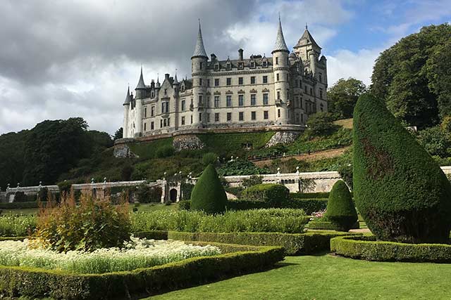 Castle Surrounded by Hedge